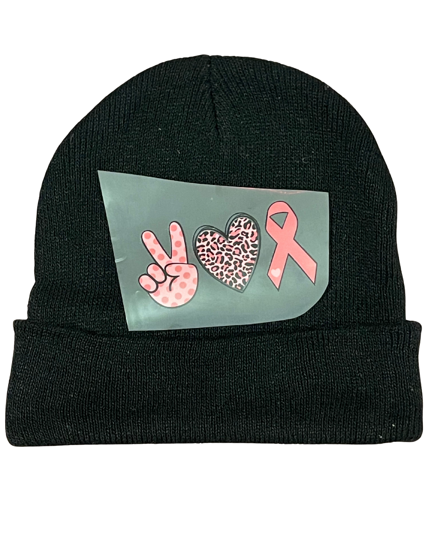 Peace + Love + Awareness - Beanie